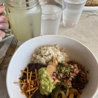 Bowl with Vegan Meat  at Tocaya Modern Mexican in Santa Monica