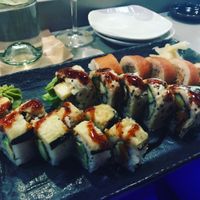 Vegan sushi. I tried 3 different rolls. They had at least 3 more vegan options. All were delicious!  at Blue Sushi Sake Grill in Naperville