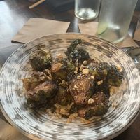 The crispy miso Brussels sprouts at Blue Sushi Sake Grill in Naperville