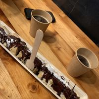   at The Happy Pig Pancake Shop in Amsterdam