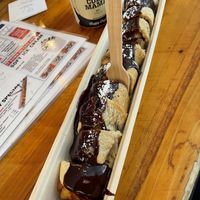   at The Happy Pig Pancake Shop in Amsterdam