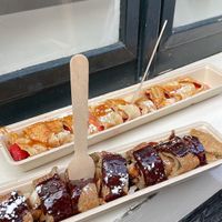   at The Happy Pig Pancake Shop in Amsterdam