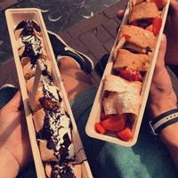   at The Happy Pig Pancake Shop in Amsterdam