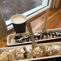   at The Happy Pig Pancake Shop in Amsterdam