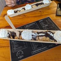  at The Happy Pig Pancake Shop in Amsterdam