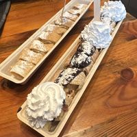   at The Happy Pig Pancake Shop in Amsterdam