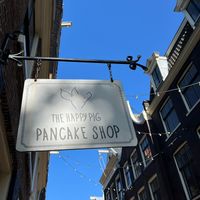  at The Happy Pig Pancake Shop in Amsterdam