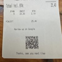   at The Happy Pig Pancake Shop in Amsterdam