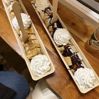   at The Happy Pig Pancake Shop in Amsterdam