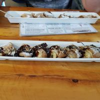 Chocolate banana almond  at The Happy Pig Pancake Shop in Amsterdam