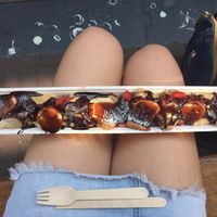 Crepe at The Happy Pig Pancake Shop in Amsterdam