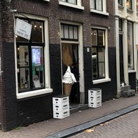 Store Front  at The Happy Pig Pancake Shop in Amsterdam