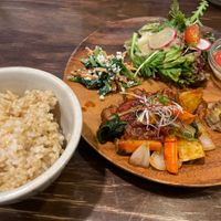 sweet and sour 'pork' meal  at Hareya in Atsugi