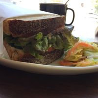 Vegan hamburger at Hareya in Atsugi