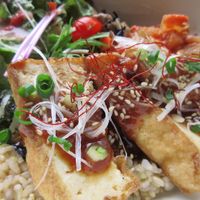 Atsuage bowl at Hareya in Atsugi