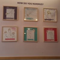 how do you hummus?  at Semsom Eatery in New York City