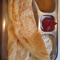 Masala dosa - dosa not as crispy thin as I like it and filling not enough flavour imo at Dosa Special in High Wycombe