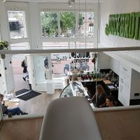 Beautiful view at JuiceBrothers - Haarlemmerplein in Amsterdam