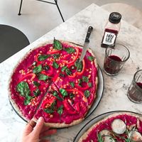 CYO vegan pizza at Stripped Pizza - Seefeldstrasse in Zurich