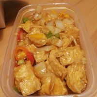 Garlic and chili tofu at Wild Rice in Sheffield