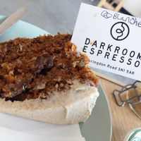 Carrot cake at Darkroom Espresso in Swindon