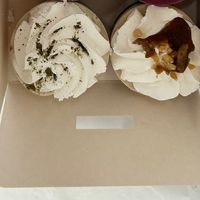 Gooseberry and peanut butter cakes #Veganuary at Kafej in Poznan