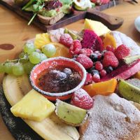 Pancake Platter and 'Stullen' Platter at Mellow Yellow in Frankfurt