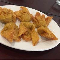 Fried wontons at Vegie Kitchen in Southbank