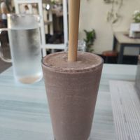 Banana and Oreo shake at Hayahay Cafe in Mambajao