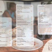 Menu at Hayahay Cafe in Mambajao