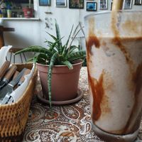 Banana-Oreo shake at Hayahay Cafe in Mambajao