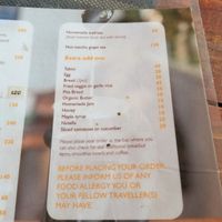 Menu at Hayahay Cafe in Mambajao