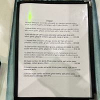 Vegan menu makes it easy!!  at Axum in Indianapolis