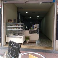 View of the restaurant from the outdoor tables at De Francesco in Gran Canaria