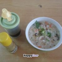 Nice vege porridge at Zhun San Yen Vegetarian in Kuching