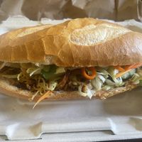 Pork Bahn Mi   at Olivia Spring Cafe in Moonee Ponds
