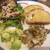 Pickled mushrooms at Olivia Spring Cafe in Moonee Ponds