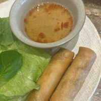 Spring rolls  at Olivia Spring Cafe in Moonee Ponds