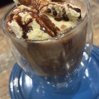 Iced chocolate   at Olivia Spring Cafe in Moonee Ponds