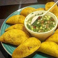 Vegetable patties. at El Tastet De L'abat in Manresa