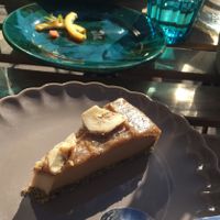 Raw cake peanut banana  at OAS Cafe in Kalmar