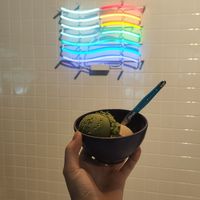 vanilla and matcha at Kippy's Coco-Cream in Tokyo