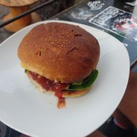 Hackburger, sehr lecker at Zu Spät in Leipzig