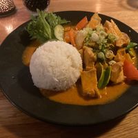 Red tofu curry at Suvi in Tromsoe