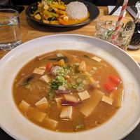 Vegan noodle soup at Suvi in Tromsoe