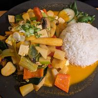 Vegan red curry at Suvi in Tromsoe