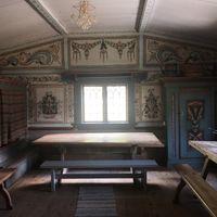 beautiful surroundings ofthe cafe at Cafe Nyfiket in Raettvik