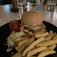 Vegan tofu burger at Gastropub Betony in Kouvola