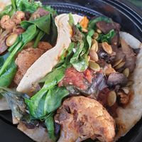 cauliflower mushroom taco at Sharky's Woodfired Mexican Grill in Simi Valley