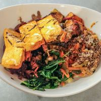 Veggie Bowl w/ Tofu at Sharky's Woodfired Mexican Grill in Simi Valley